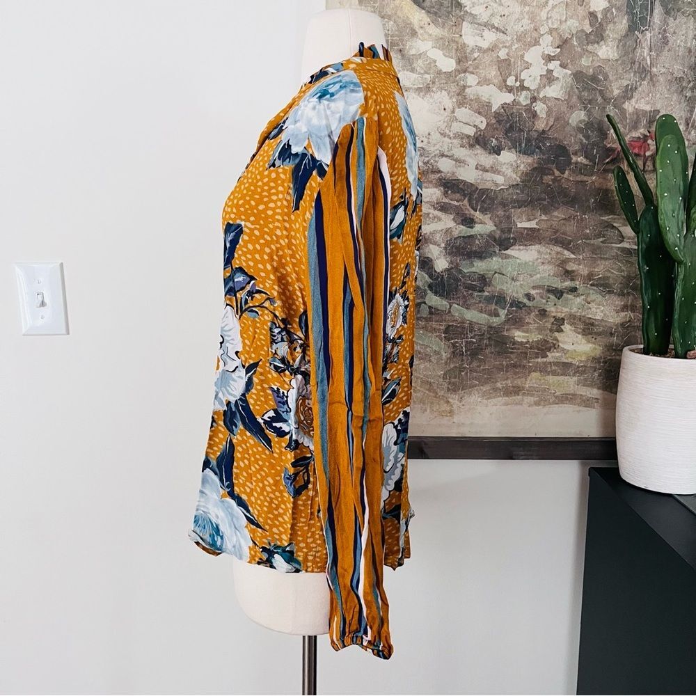 Anthropologie Bl-nk London Breton Peasant Top Size Medium - Picture 3 of 11